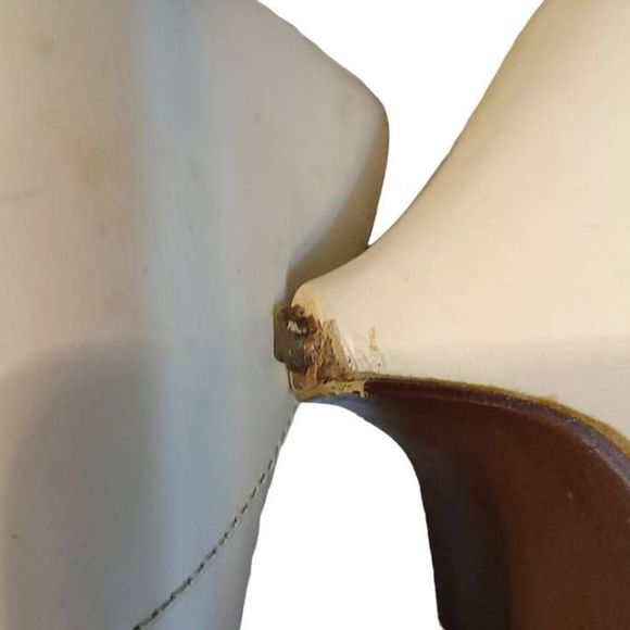 Rafferty Off-White Kitten Heels Women's Size 10 - Picture 7 of 8